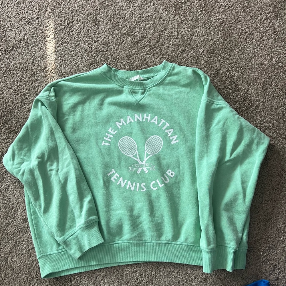 H&M Mint Green Sweatshirt